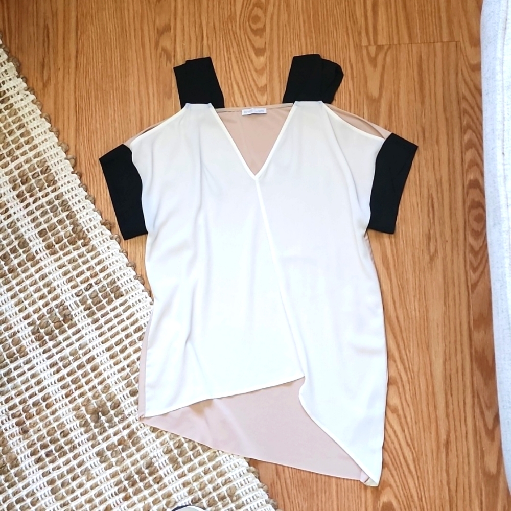 Zara Stylish Blouse short sleeves, Tricolor